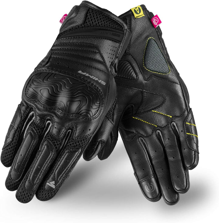 SHIMA RUSH Motorradhandschuhe - Atmungsaktive, Verstärkte, Stadt, Sommer, Touchscreen Handschuhe mit