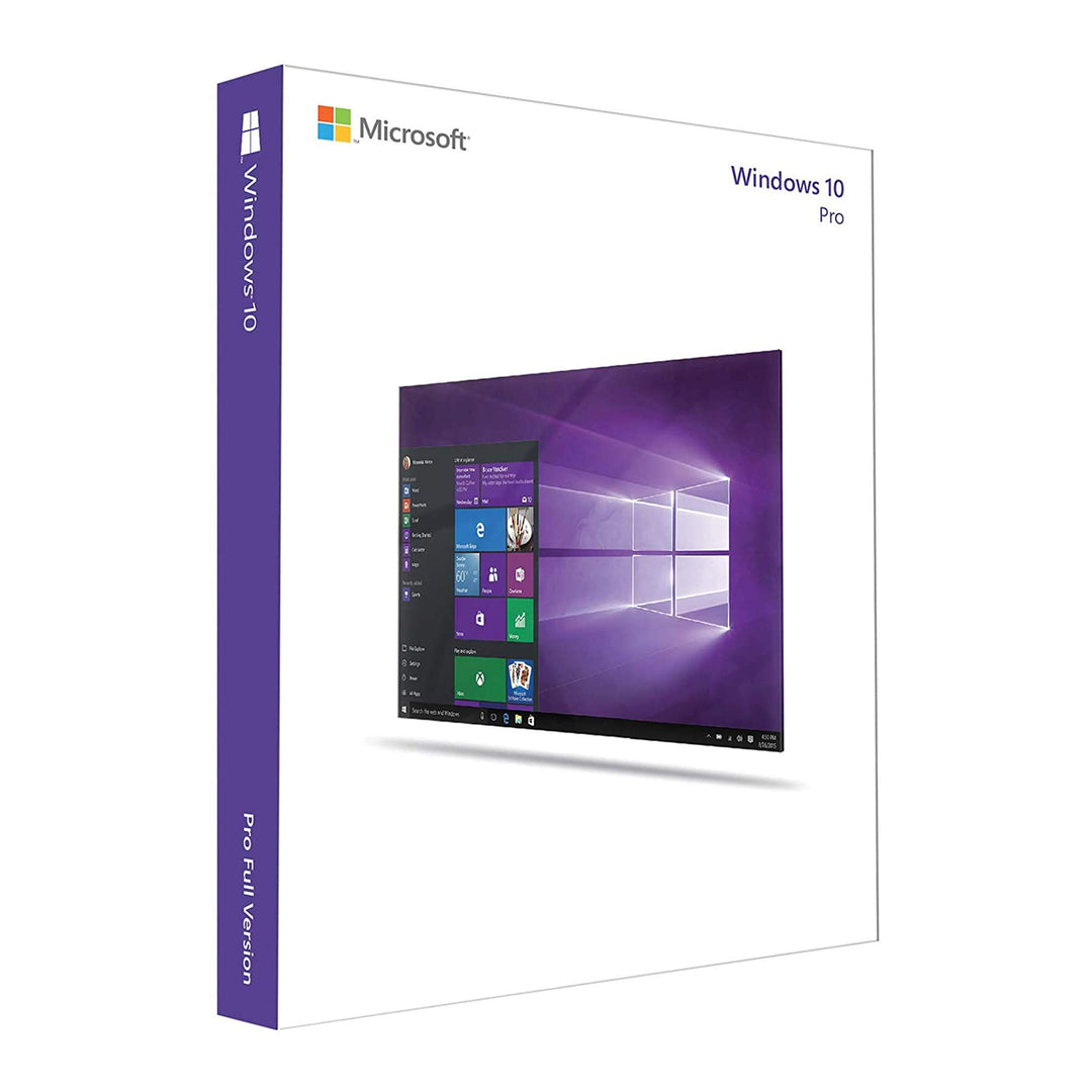 Microsoft Windows 10 Professional 32-bit/64-bit 1 Lizenz | PC | Aktivierungscode |Box Windows 10 Pro