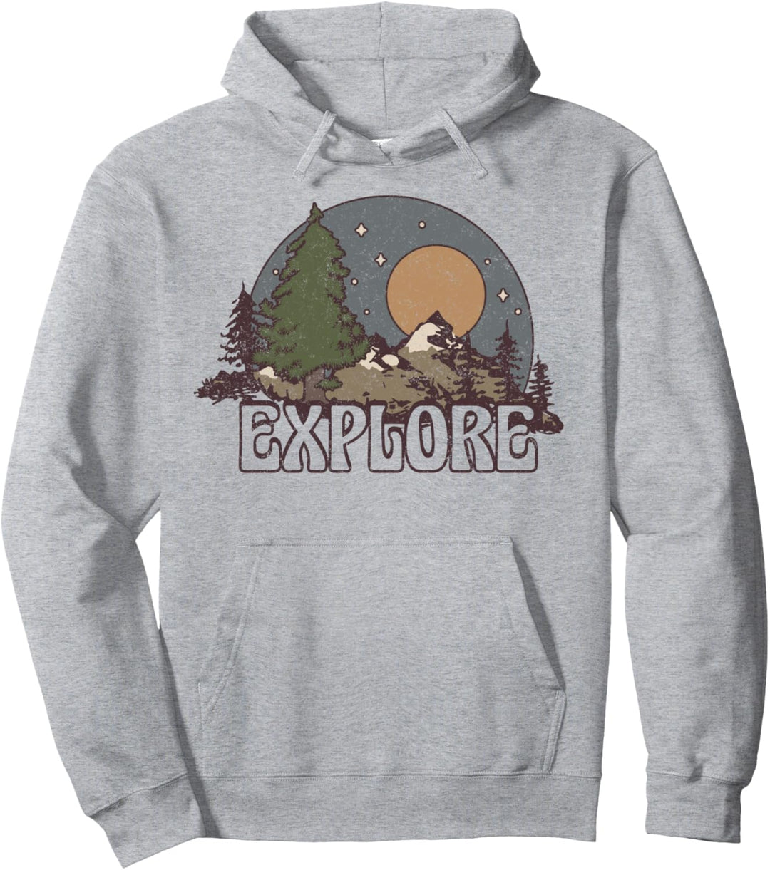 Trendy Explore Outdoors Pullover Hoodie