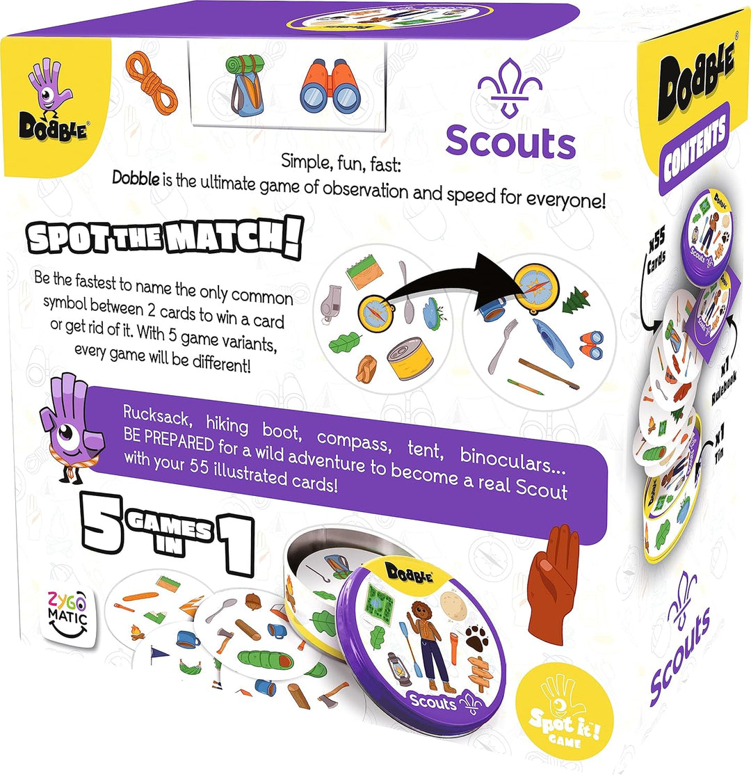 Dobble Scouts | Kartenspiel | Ab 6 Jahren | 2-8 Spieler | 15 Minuten Spielzeit Scouts Scouts, Scouts
