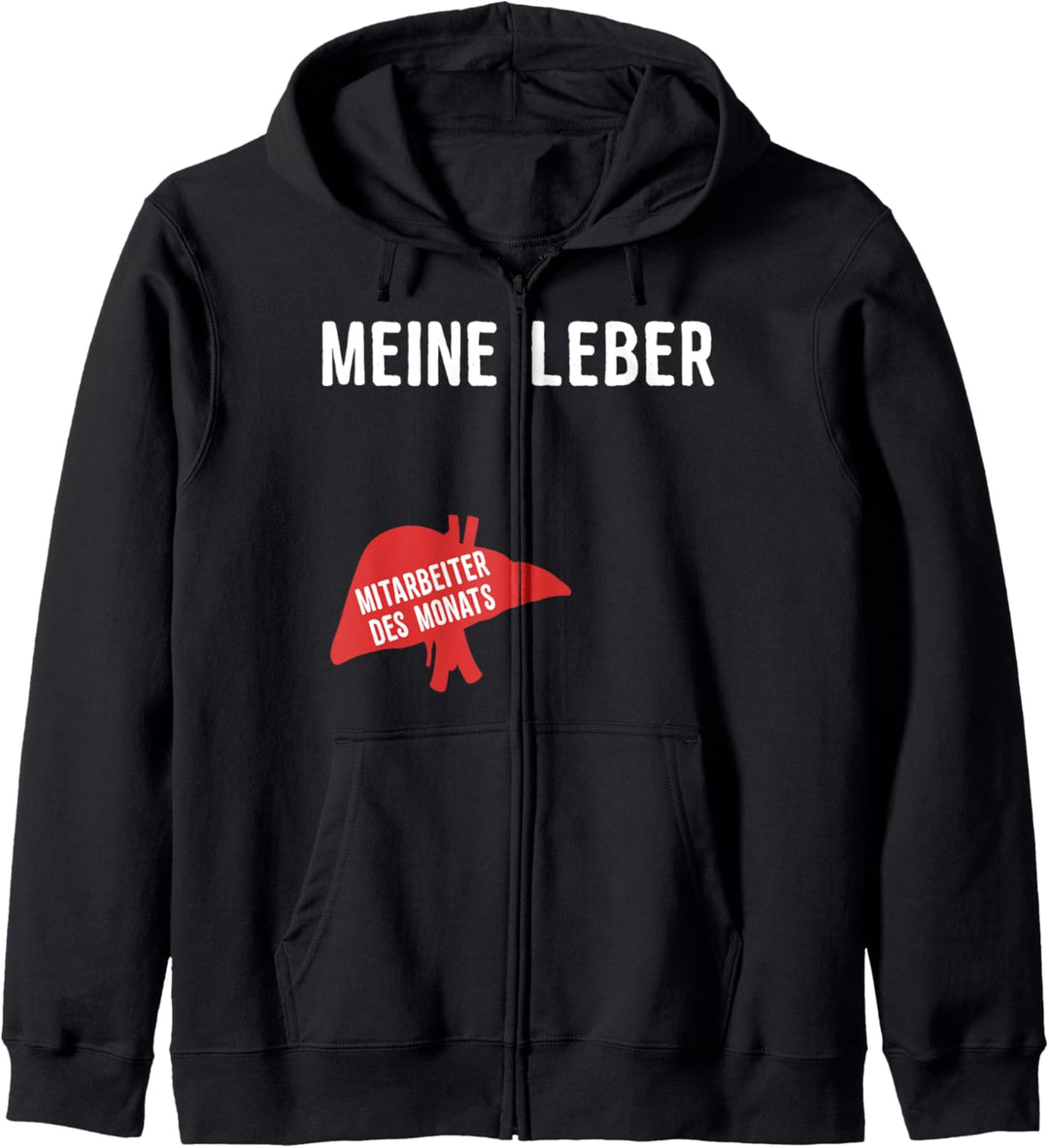 Meine Leber Mitarbeiter Des Monats Bier Säufer Trinker Kapuzenjacke