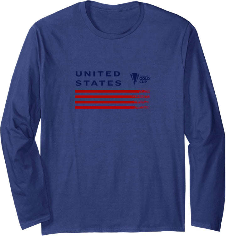 Ausgaben des USA Gold Cups Langarmshirt