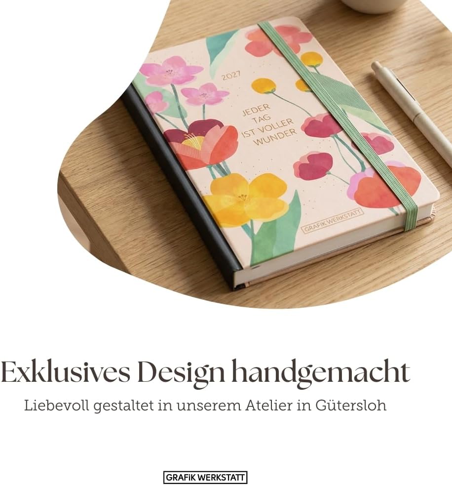 Terminplaner A5 Premium 2027 Bunt: Premium-Terminplaner, Bunt