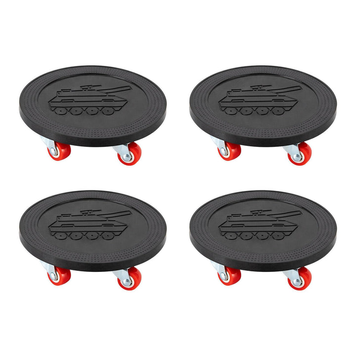 Möbel Transportrollen Set mit 6 Transportroller 4 Möbel Roller + 1 Lastenheber 360° Rotierbare Möbel