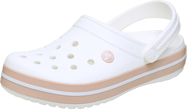 Crocband Clog 36/37 EU White Pink Caramel, 36/37 EU White Pink Caramel