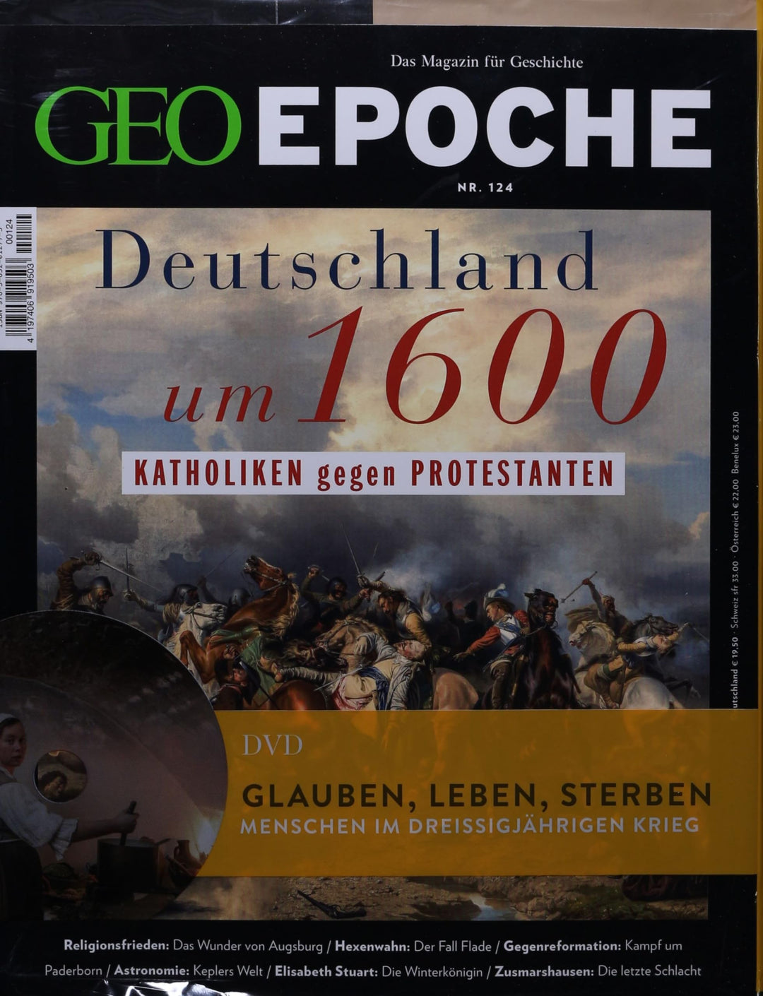 GEO EPOCHE DVD 124/2023 "Deutschland um 1600", Magazin