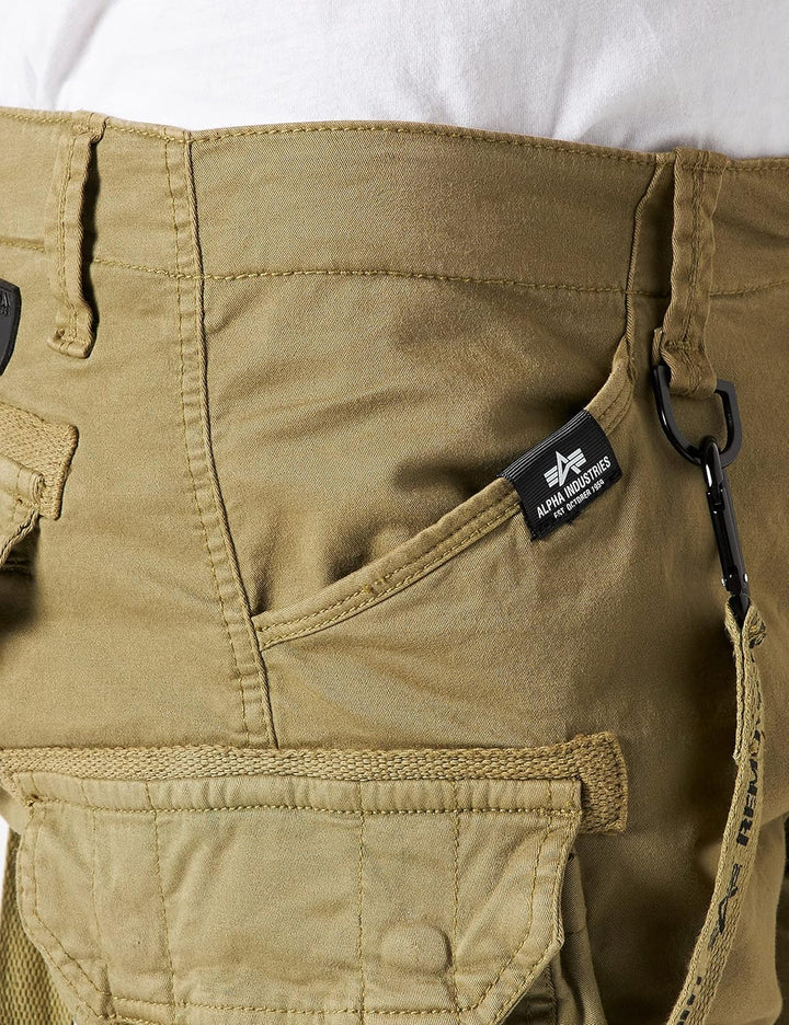 Alpha Industries Herren Cargos Alpha Industries Utility Short Short für Herren 28 Olive, 28 Olive