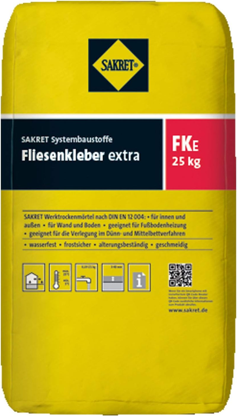 SAKRET Fliesenkleber extra FKe 25kg