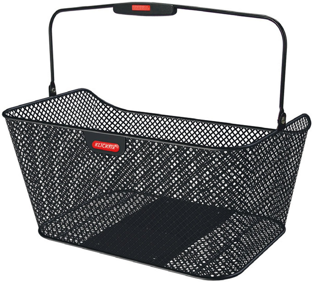 KLICKfix City Hinterradkorb für Racktime Schwarz, Schwarz