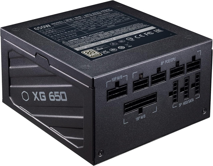 Cooler Master XG650 Platinum PC-Netzteil (EU) - 80 PLUS Platinum (+92% Effizienz), 650W Power Supply