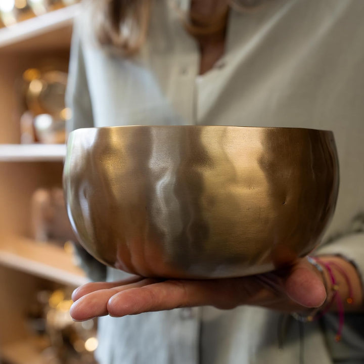 Nepal Klangschale ca. 500–600g – Handgeschmiedet & Fair Trade – Für Meditation, Yoga & Entspannung –