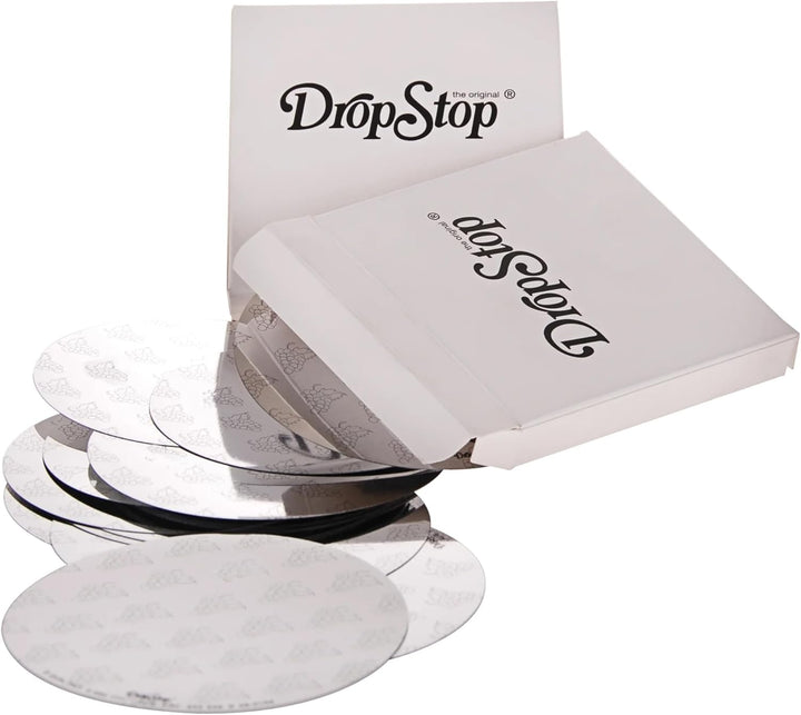 10er/Set Original DropStop Weinausgiesser, Made in Dänemark, Tropfschutz, Weinfolie Plättchen, für F