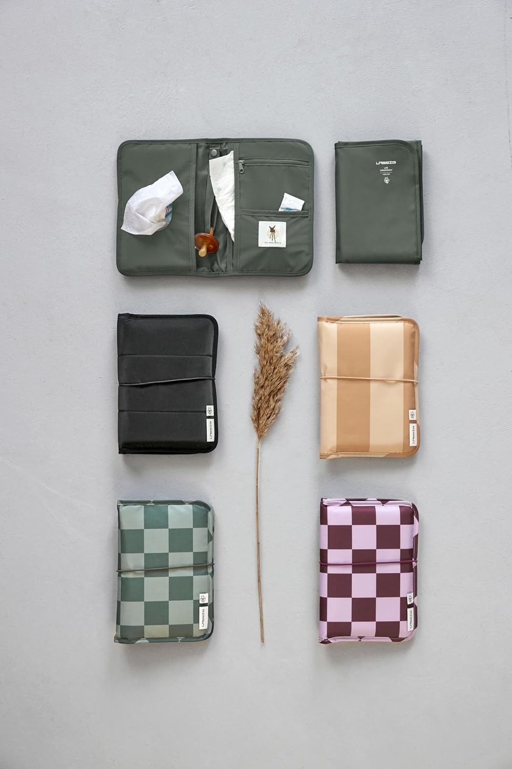 LÄSSIG Baby Windeltasche Olive, Olive