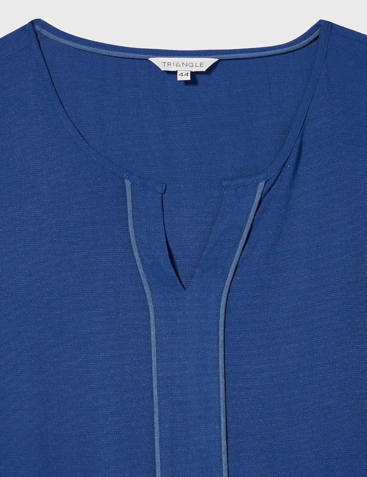 TRIANGLE Damen Bluse, 52 Ozeanblau