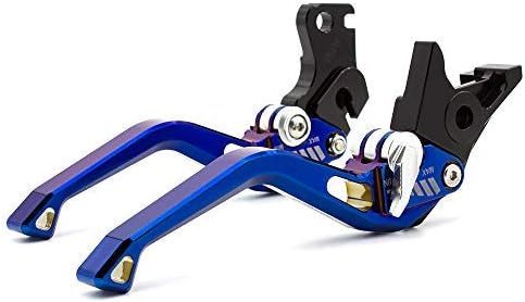 FXCNC Motorrad 3D Beschichtung Kurz Einstellbare Brems- und Kupplungshebel Kompatibel mit RS 125 200