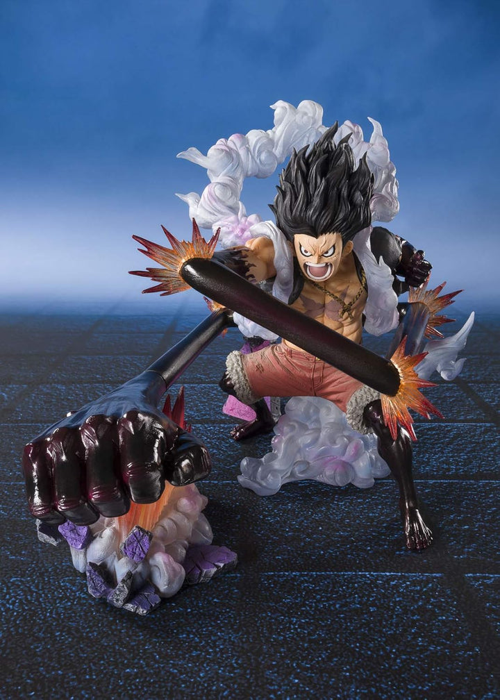 TAMASHII NATIONS - Monkey D Luffy Gear 4 Snakeman King Cobra Figur 16 cm One Piece Figuarts Zero, Fa