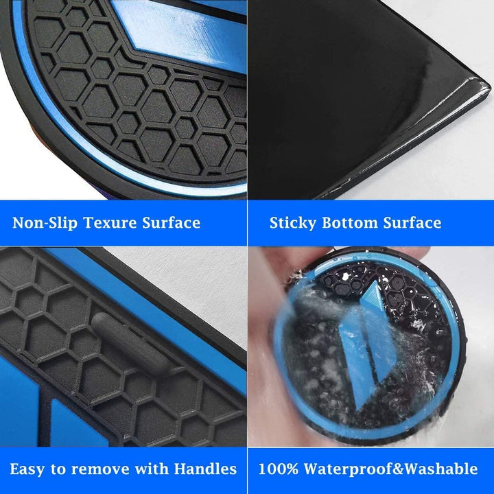 Auprite Rutschfeste Anti-Staub-Matten für Dodge Challenger 2015 2016 2017 2018 2019 2020 2021, massg