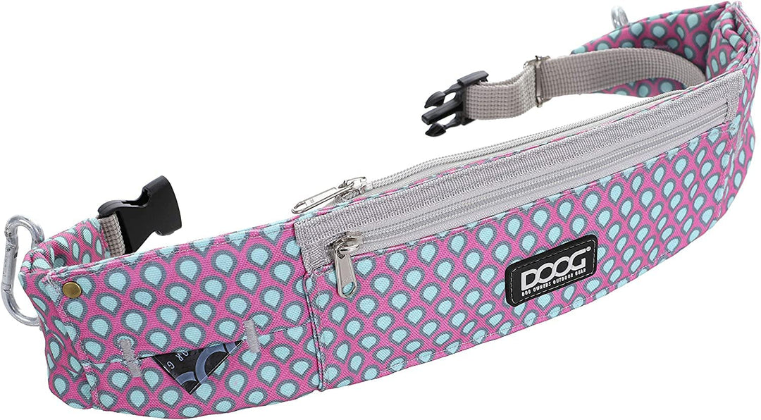 DOOG Bauchtasche in diversen Farben, Motiv:rosa mit Wassertropfen, Rosa Mit Wassertropfen
