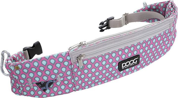 DOOG Bauchtasche in diversen Farben, Motiv:rosa mit Wassertropfen, Rosa Mit Wassertropfen