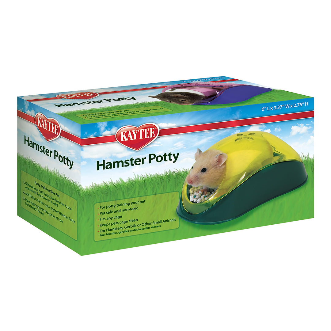 Kaytee, Hamstertöpfchen, Hamster-, Gerbil- & Nager-Toilette, inklusive Streu und Schaufel, für jeden