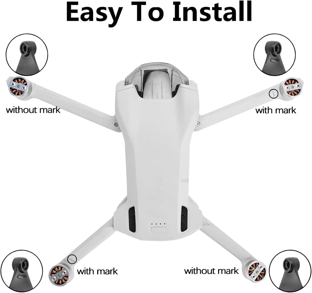 Bocguy Mini 3 Propeller, 16 Pcs Drohne DJI Mini 3 Propeller mit 24 Schrauben und 2 Schraubendreher,