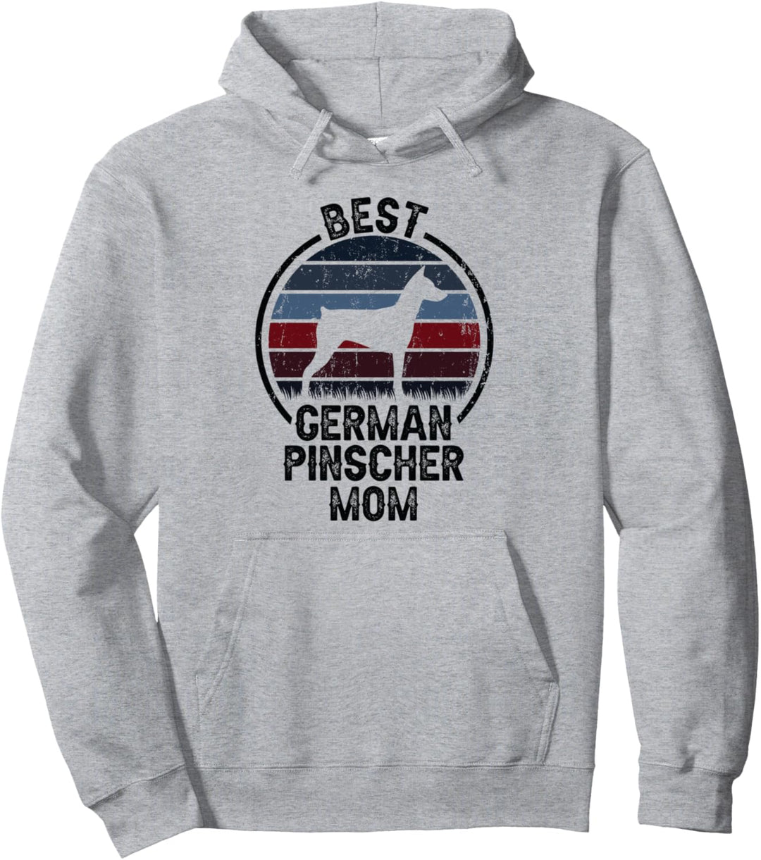 Best Dog Mother Mom – Vintage Deutscher Pinscher Pullover Hoodie