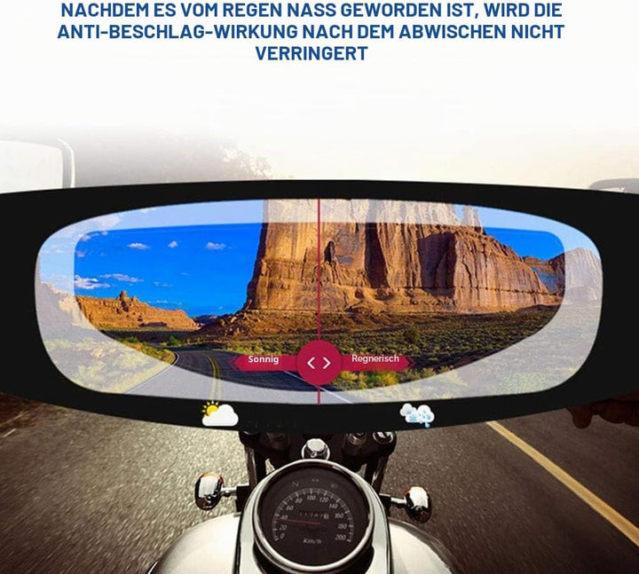 Tongdejing Helmvisier Anti-Beschlag-Folie, Universal-Schutzfolie, Objektiveinsatz, Motorradhelm-Visi