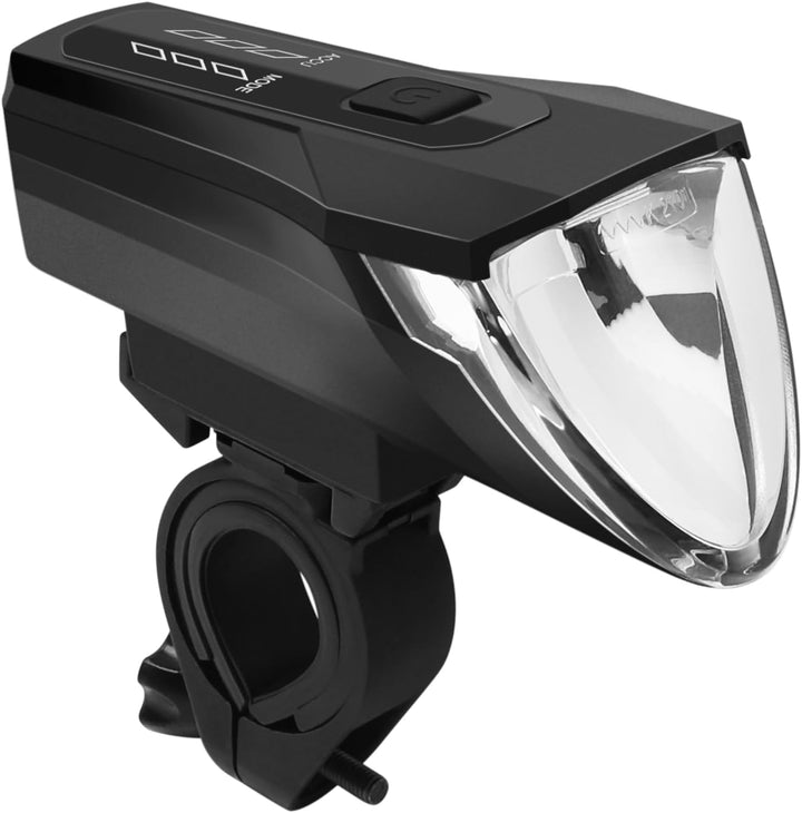 ANTELA Fahrradlicht Vorne USB-C Aufladbar Fahrradlampe mit 1800mAh Akku, StVZO Zugelassen Fahrradbel