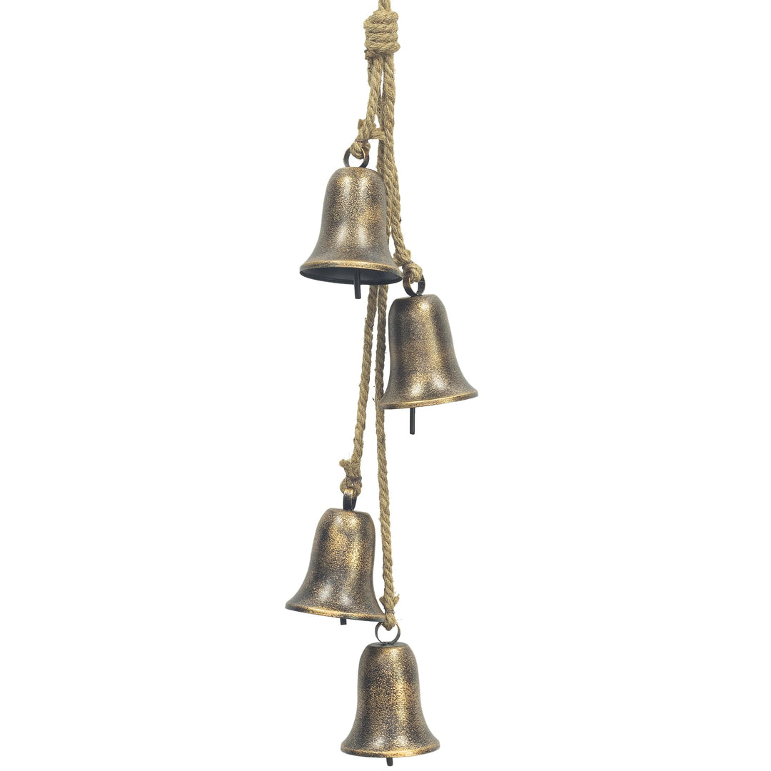 Weihnachtsglöckchen zum Aufhängen XXL gross, Glocken Vintage Glöckchen, rustikal Metallglöckchen, We