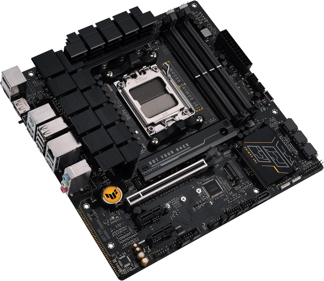 ASUS TUF Gaming B650M-E AMD mATX Mainboard 8+2 DrMOS DDR5, PCIe 5.0, 2 M.2 Steckplätze, Ethernet Rea