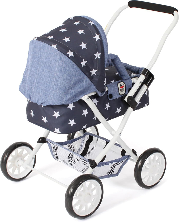 Bayer Chic 2000 - Puppenwagen Smarty, Kleiner Kinderpuppenwagen für Kinder ab 2 Jahren, Spielzeugkin