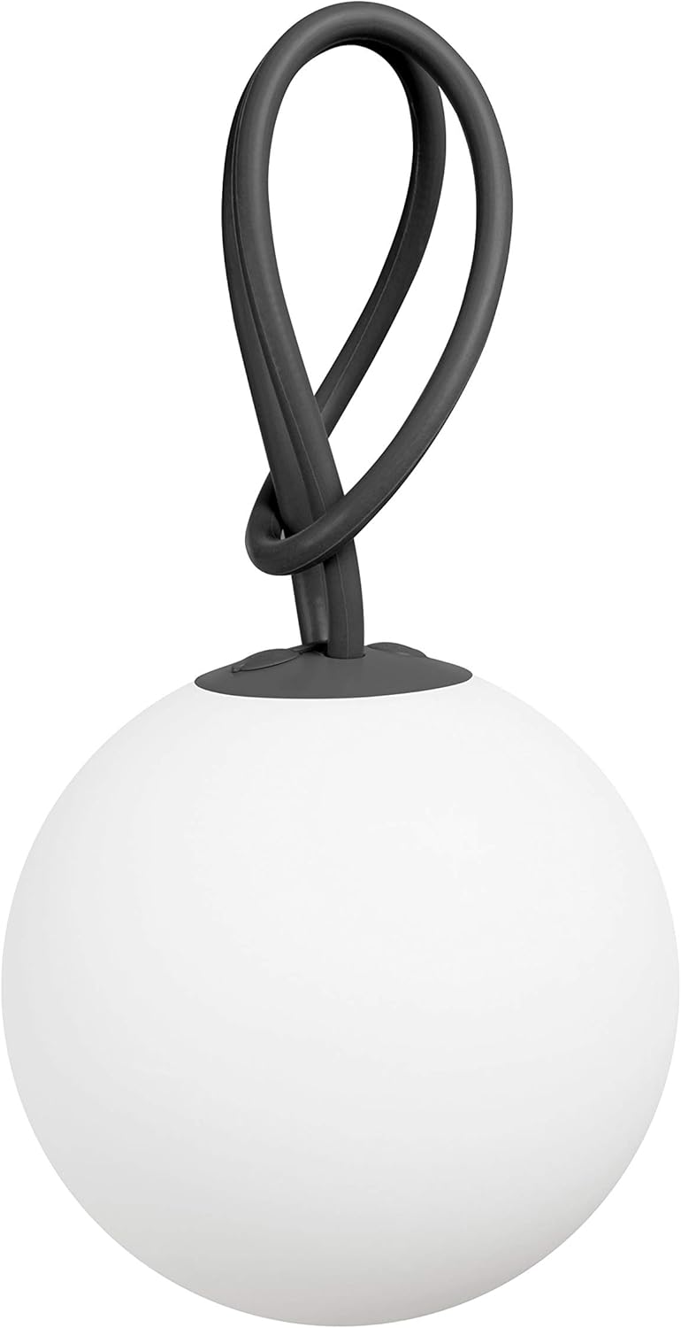 Fatboy® Bolleke ant | Hängelampe für Innen & Aussen | ohne Kabel | aufladbar mit USB Anthracite, Ant