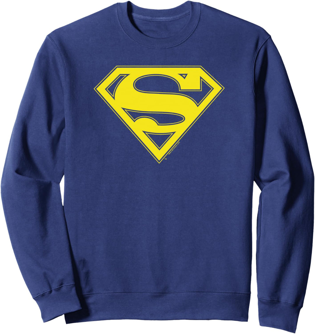 Superman Yellow & Green Shield Sweatshirt