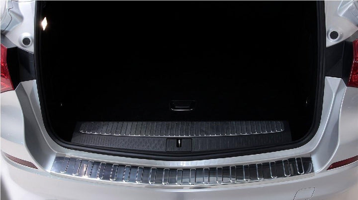 RECAMBO Ladekantenschutz Edelstahl kompatibel für OPEL Astra J Sports Tourer | 2010-08/2012 - Hochgl