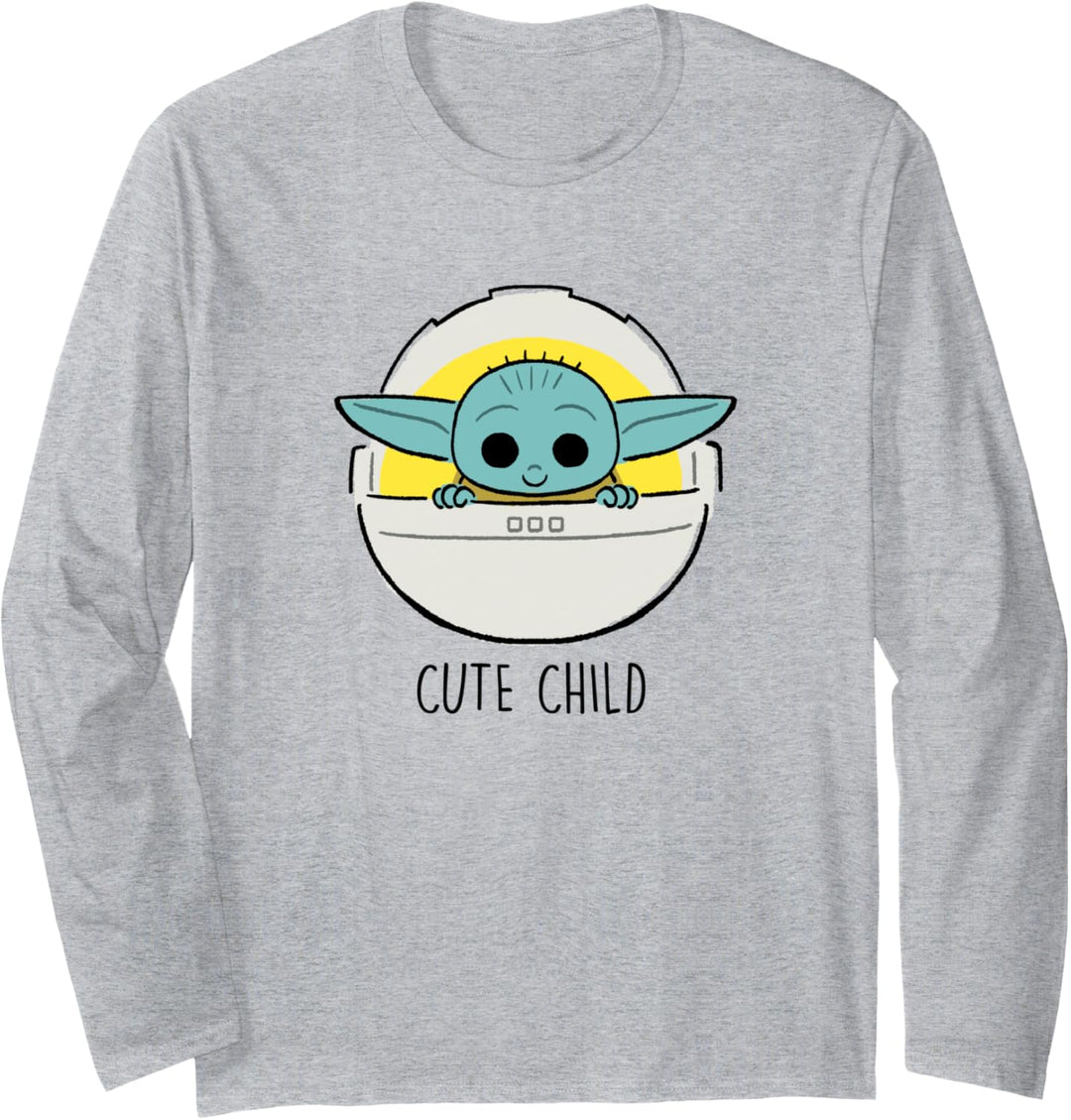 Star Wars The Mandalorian Cute Child Langarmshirt