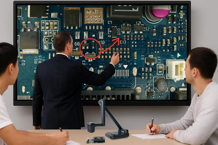 Jourist DC780 Dokumentenkamera | 10x optischer & 10x digitaler Zoom | 8 MP CMOS-Sensor | 4K-UHD-Ausg