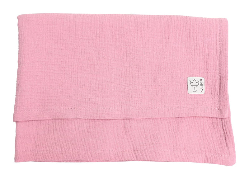 Kaiser 65311491 Muslin Summer Blanket, 100% Baumwolle/Musselin, atmungsaktive Babydecke, Ganzjährig,