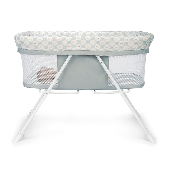 Ingenuity Snooze & Stow Rocking Tragbarer und Faltbarer Stubenwagen - Sheppy - Alter 0+ Monate