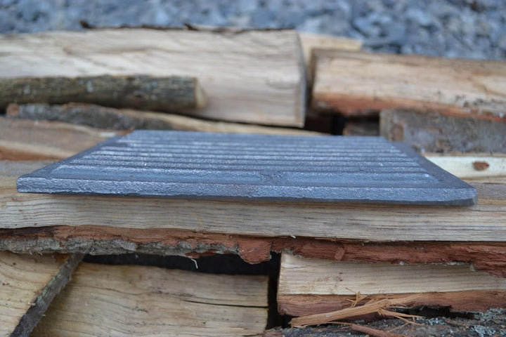 SEZAM 22,7 x 18,8 cm Gussrost Ofenrost Ascherost Gussrost verschiedene Durchmesser, Kaminrost passen