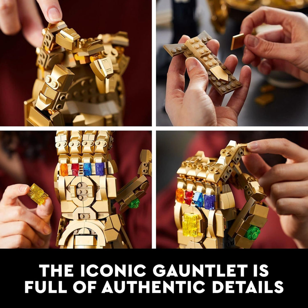 LEGO Marvel Infinity Gauntlet 76191 Collectible Building Kit; Thanos Right Hand Gauntlet Model with