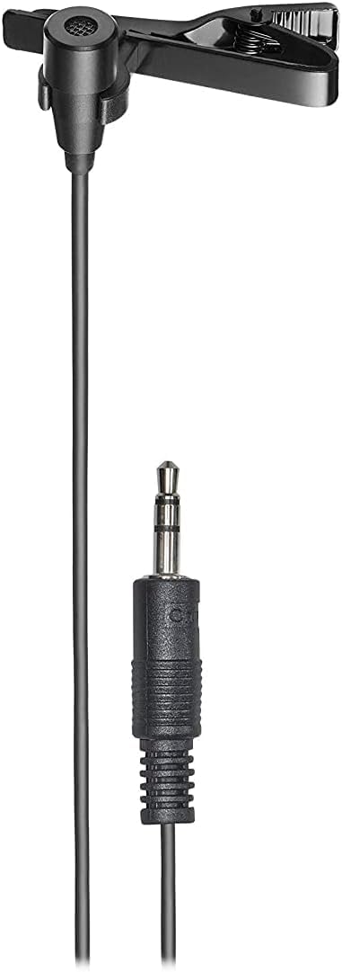 Audio-Technica 3350xiS Lavalierkondensatormikrofon Mit Kugelcharakteristik Und Ansteckclip Schwarz A