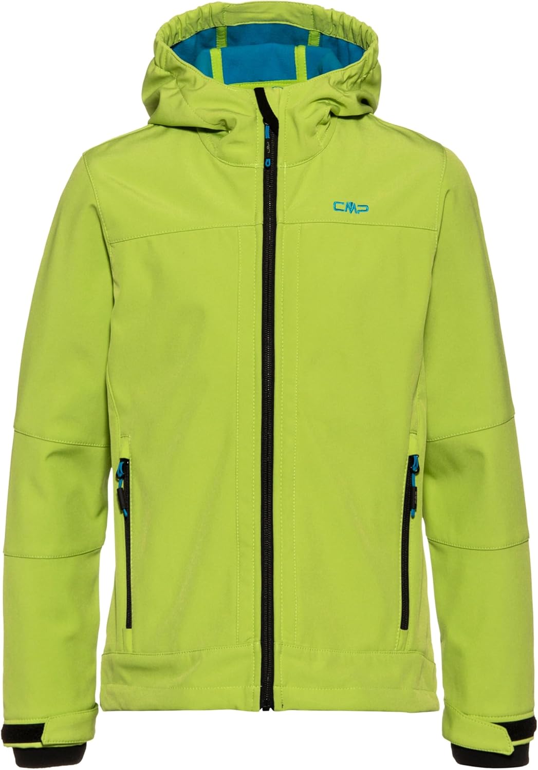 CMP Jungen Softshell' Kapuzen Jacke 104 Antracite-Flame, 104 Antracite-Flame