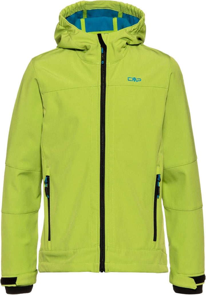 CMP Jungen Softshell' Kapuzen Jacke 104 Antracite-Flame, 104 Antracite-Flame