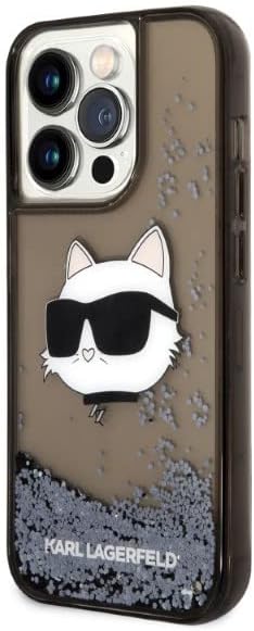 KARL LAGERFELD KLHCP14XLNCHCK Hülle für iPhone 14 Pro Max 6,7" Schwarz hardcase