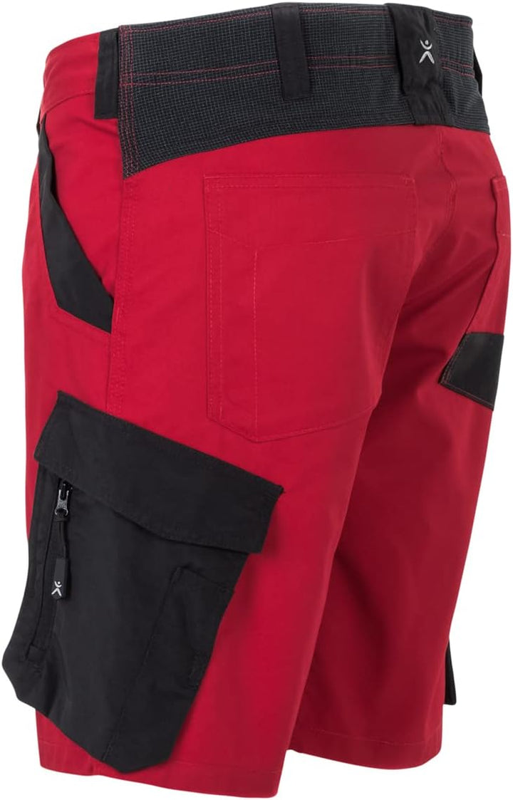 Planam Damen Norit Damen Bundhose Cargo (1er Pack) 46 Rot/Schwarz, 46 Rot/Schwarz