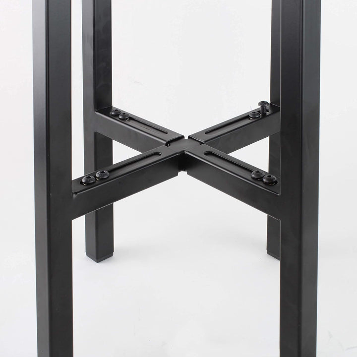 Natural Goods Berlin 1x Design Pflanzenständer X-FORM aus Metall grössen-verstellbare Blumentreppe f