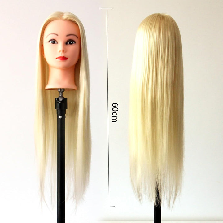 FGXY Haartraining Kopf, Modell Frisur Set Werkzeuge und Feste Klammern und Unsichtbare Haarcurler Se
