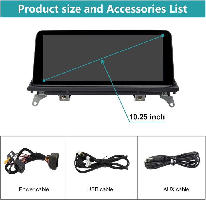 10,25 Zoll Autoradio-Touchscreen für 2004–2008 BMW 1er E81/E82/E87/E88 mit CCC-System, unterstützt A