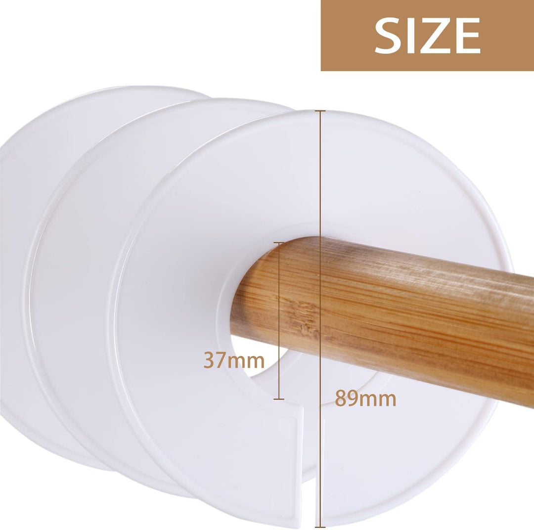 JEEZAO 40 Stück Kleiderbügel Grössentrenner Grössenfinder für Babykleidung,Grössenreiter für Gardero