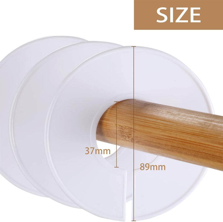 JEEZAO 40 Stück Kleiderbügel Grössentrenner Grössenfinder für Babykleidung,Grössenreiter für Gardero